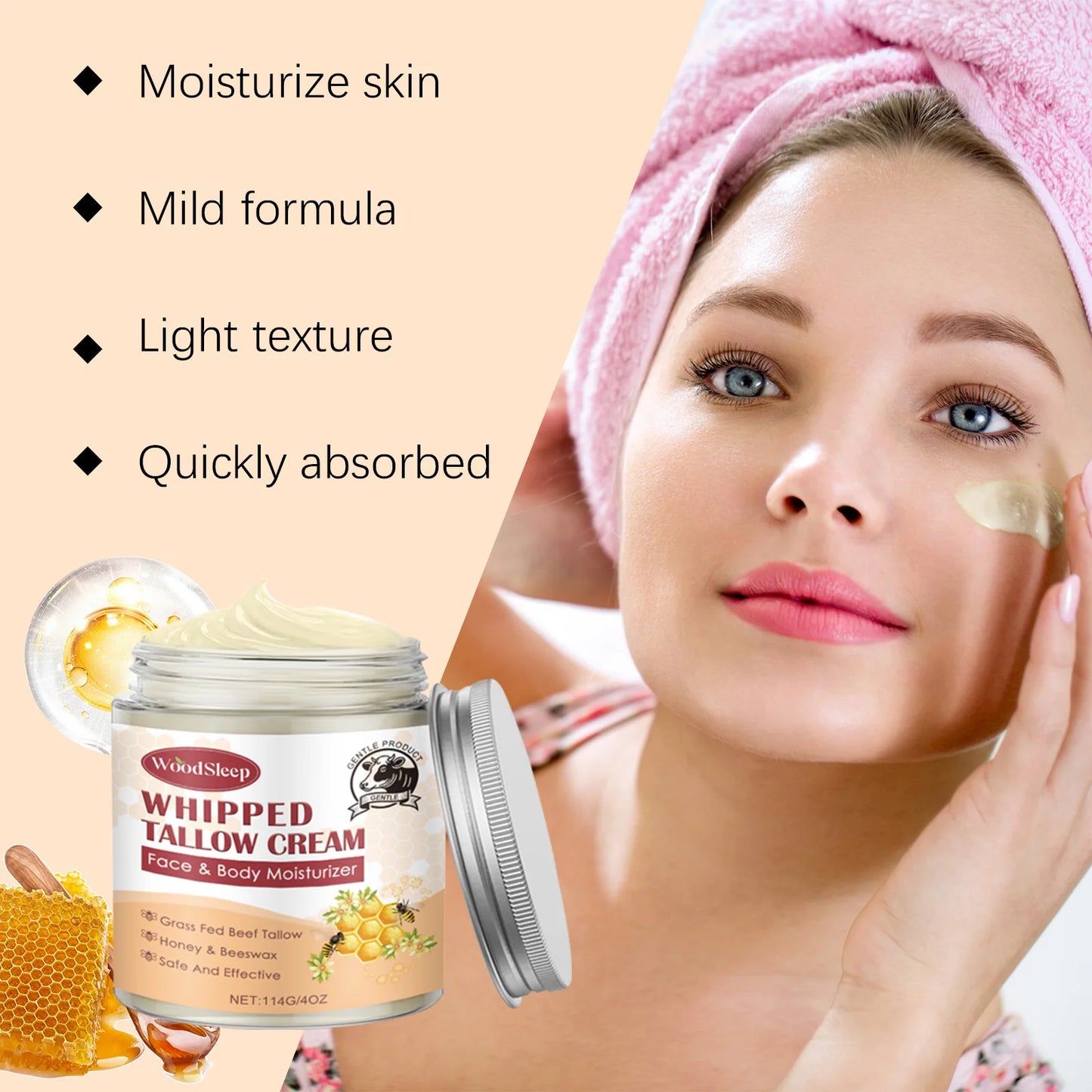 Beef Tallow for Skin - Moisturize & Nourish 114g