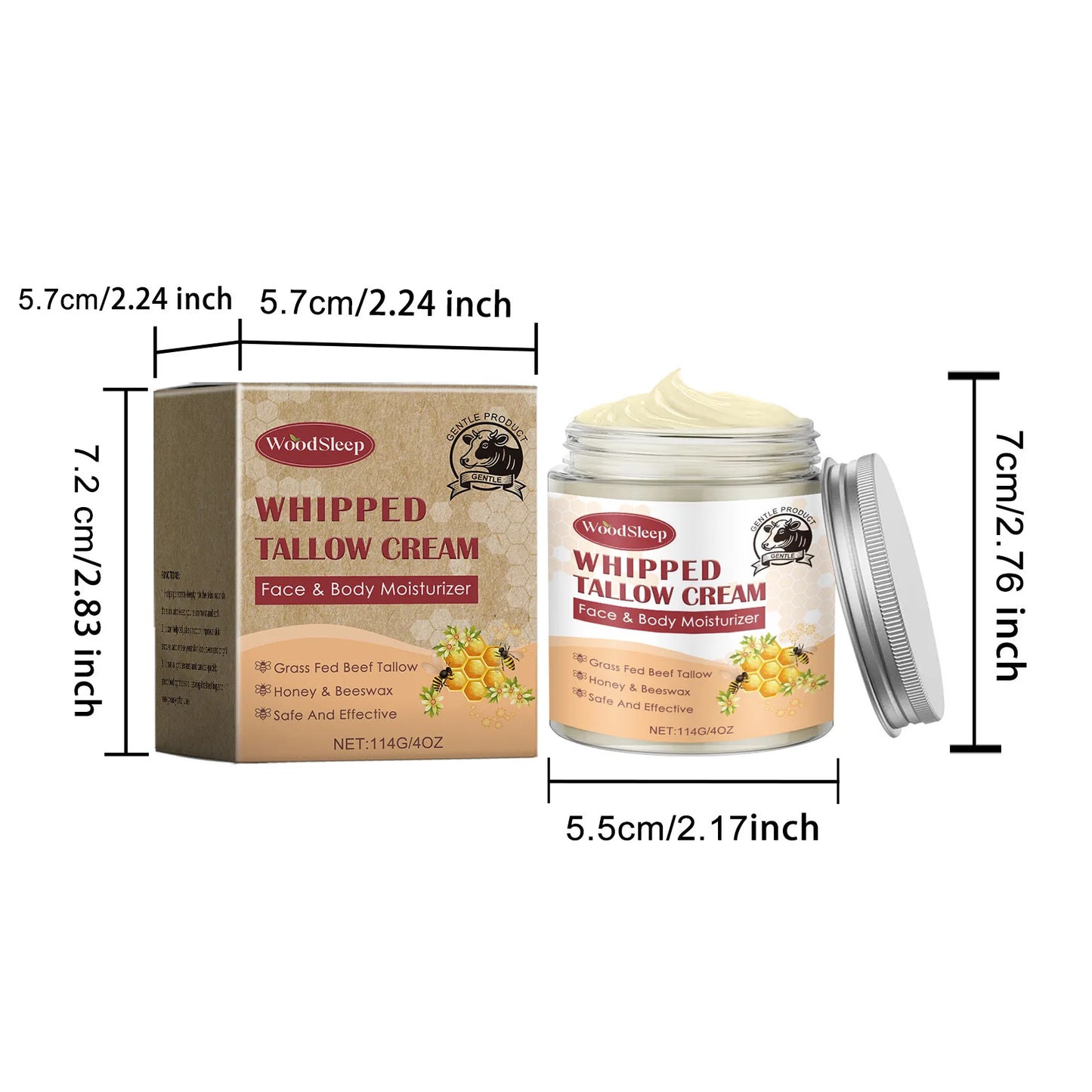 Beef Tallow for Skin - Moisturize & Nourish 114g