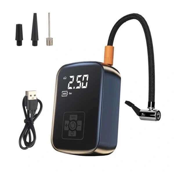 Wireless Car Air Compressor: Intelligent Digital Display
