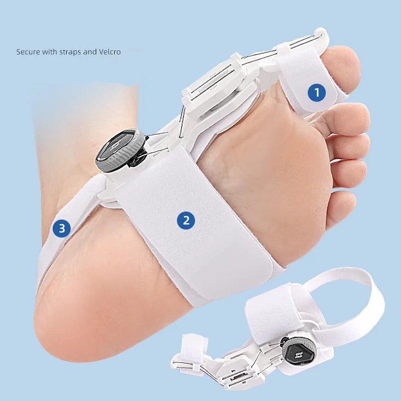 Bunion Corrector Unisex Foot Hallux Valgus Braces Rotatable Toe Separator Straightener Adjustable Pedicure Finger Toe Corrector