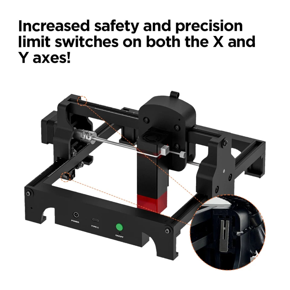 Laser Engraver: DIY Wood, Metal & Glass Engraving Machine