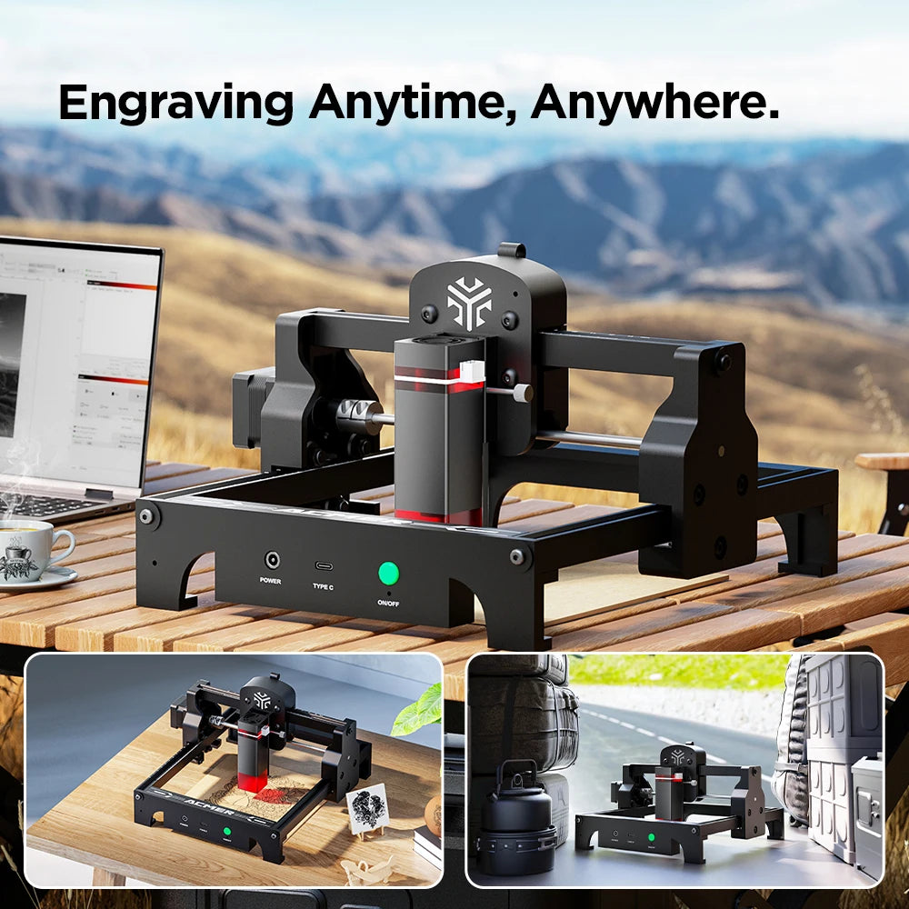 Laser Engraver: DIY Wood, Metal & Glass Engraving Machine