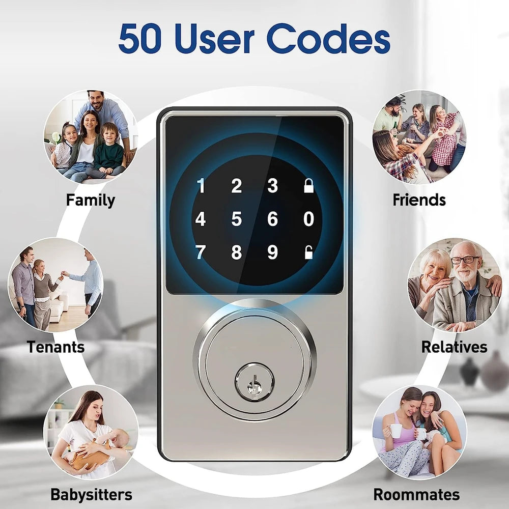 Smart Lock Keyless Entry: Touchscreen