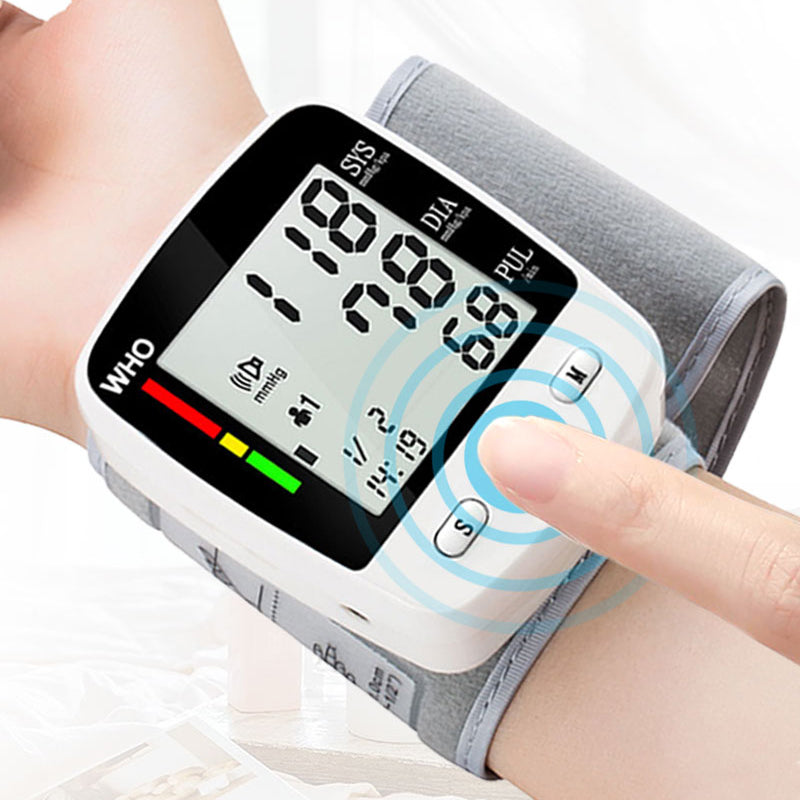Rechargeable Wrist Blood Pressure Monitor - Fast & Accurate