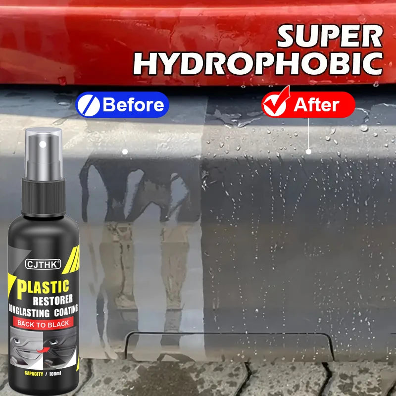 Car Plastic Restorer - Longlasting Gloss & Color Renewal