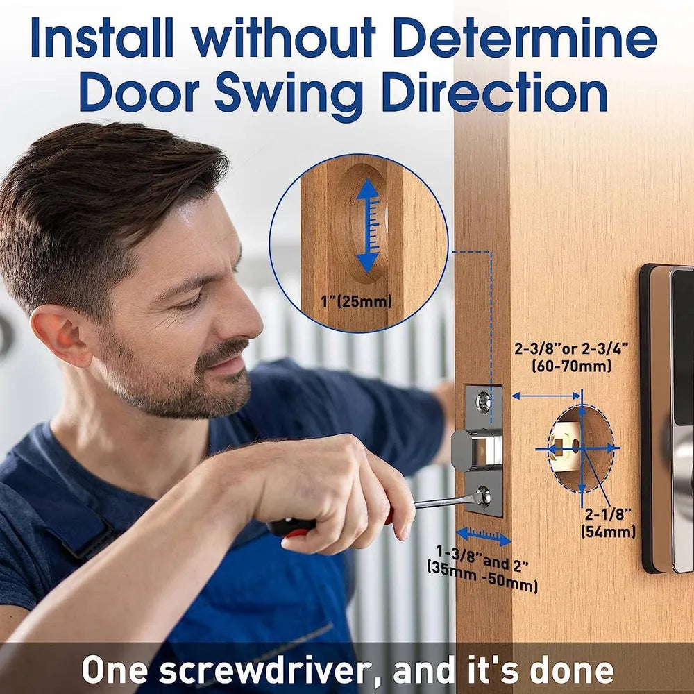 Smart Lock Keyless Entry: Touchscreen