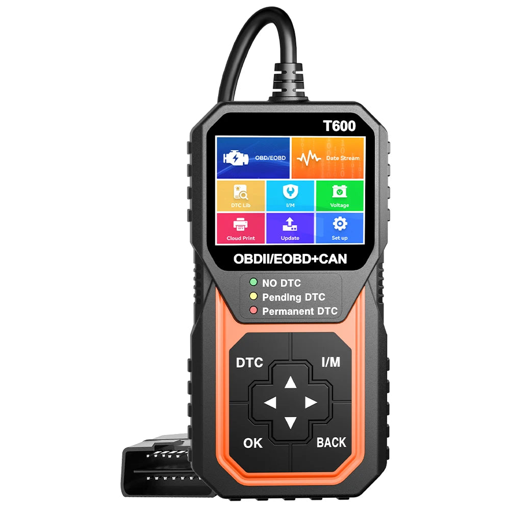 OBD2 Scanner T600: Pro Car Diagnostic & Oxygen Sensor Test