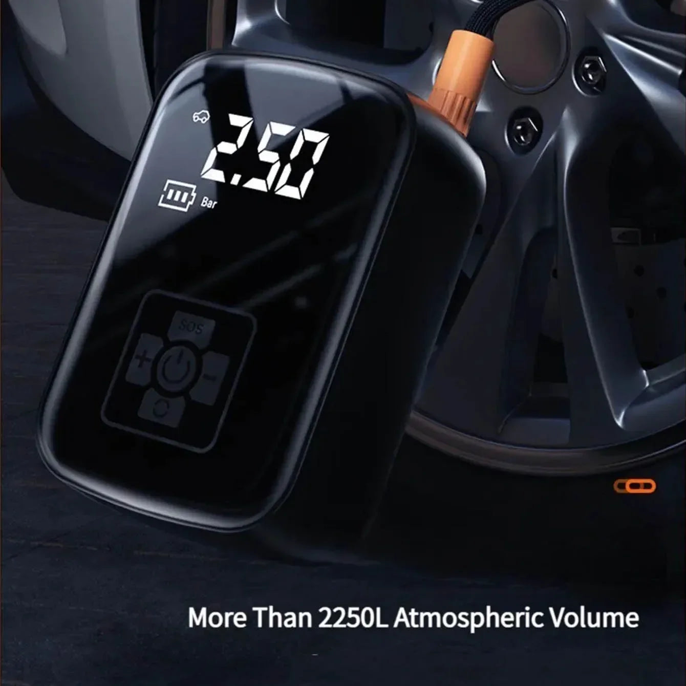 Wireless Car Air Compressor: Intelligent Digital Display