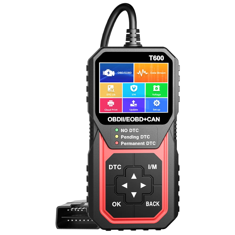 OBD2 Scanner T600: Pro Car Diagnostic & Oxygen Sensor Test