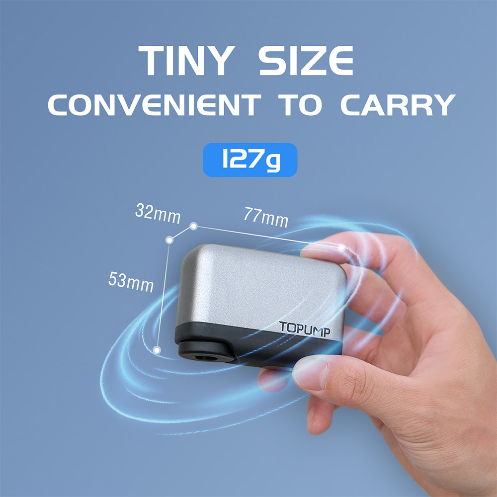 Mini Bike Pump: Portable 120PSI Electric Bicycle Air Pump
