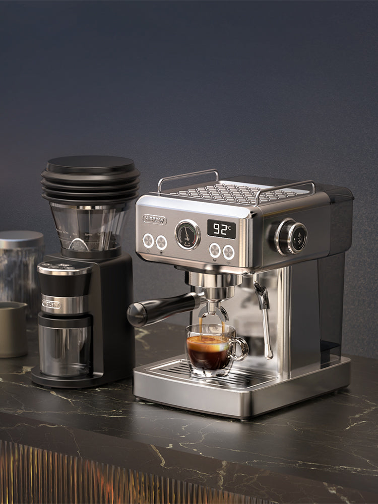 Electric Coffee Grinder - 31-Gear Burr Mill for Espresso HiBREW