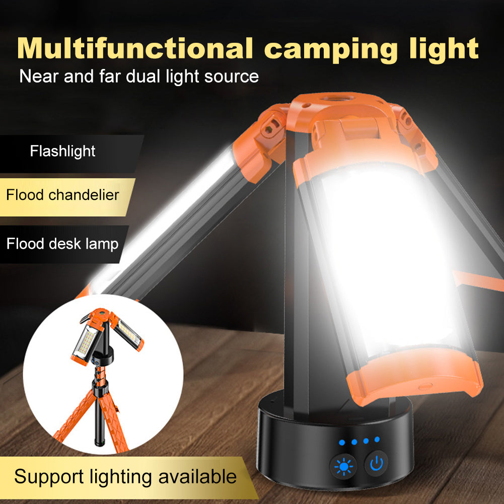 Folding Camping Light LED Rechargeable Lantern with Power Display