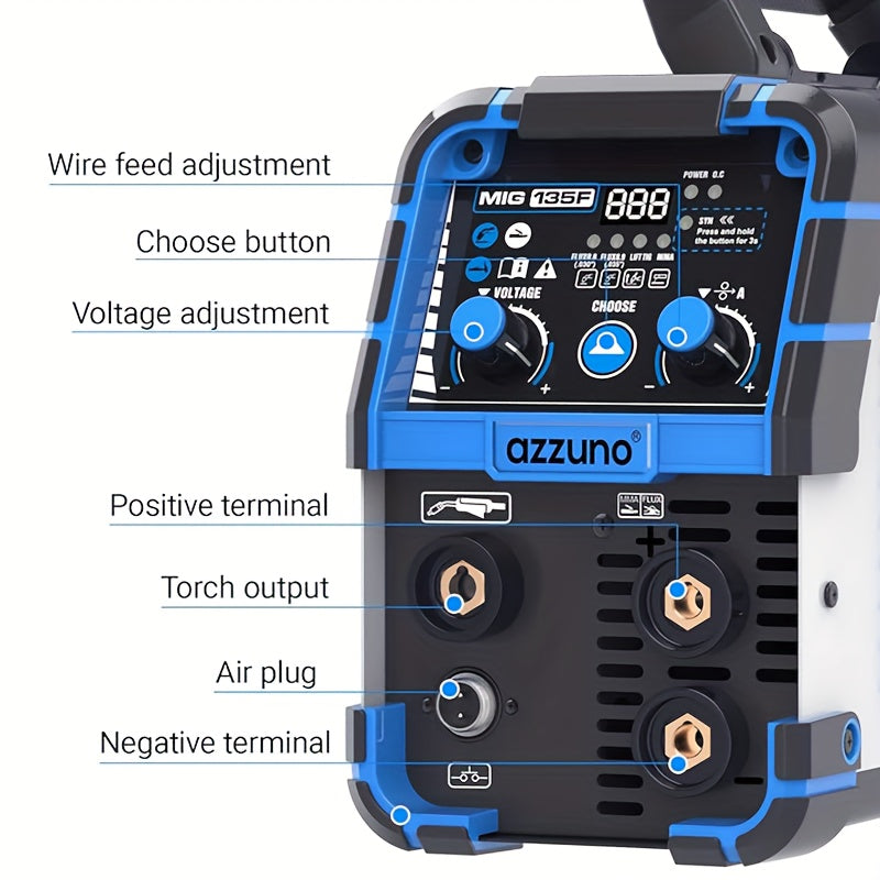 3-in-1 Welding Machine: Portable, Lightweight, Easy-to-Use