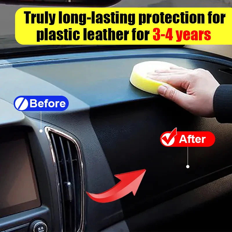 Car Plastic Restorer - Longlasting Gloss & Color Renewal