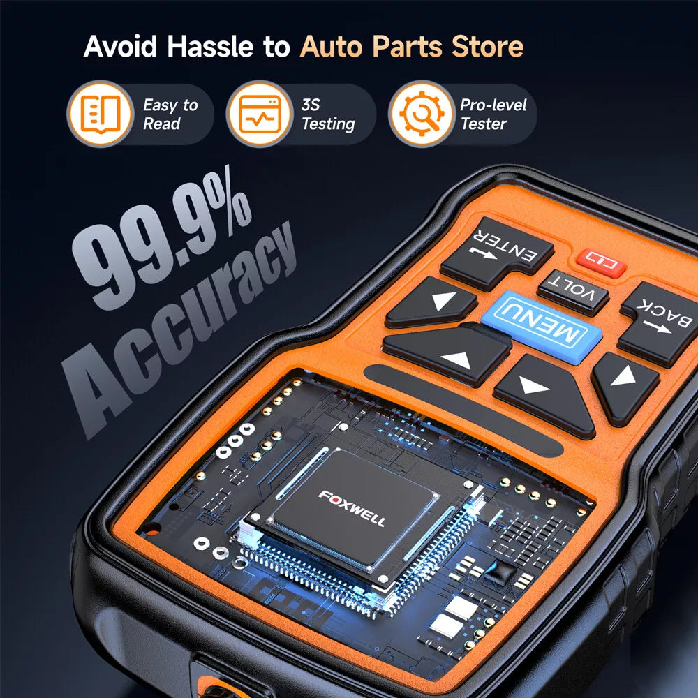 Car Battery Tester 6V 12V - FOXWELL BT301 Digital Analyzer