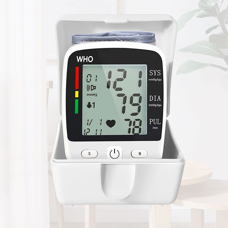 Rechargeable Wrist Blood Pressure Monitor - Fast & Accurate