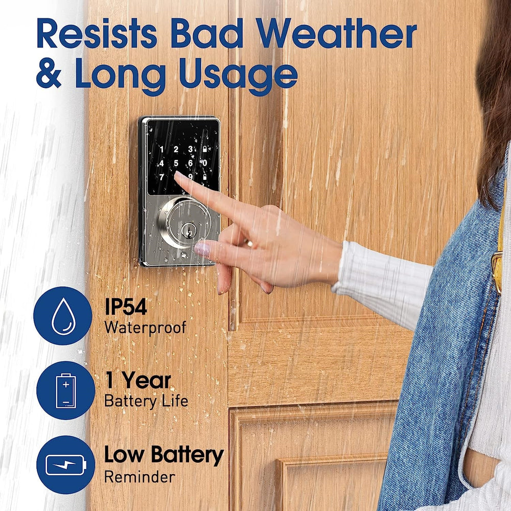 Smart Lock Keyless Entry: Touchscreen