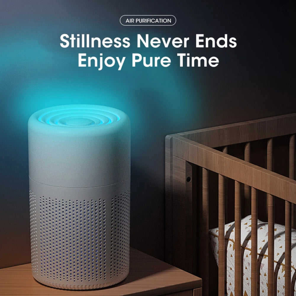 HEPA Mini Desktop Air Purifier - Portable Odor Remover