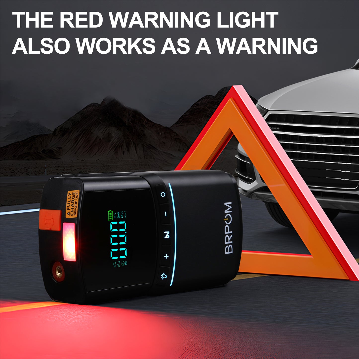 Car Jump Starter 8500A 4-in-1 Air Pump & Compressor 17800mAh