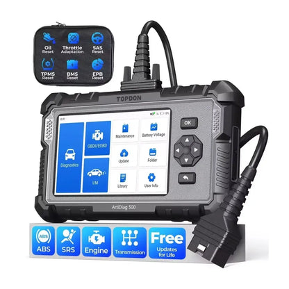 AD500 Car Scanner Full OBD2, Engine, ABS, SRS Support