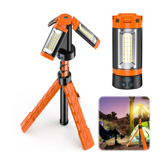 Folding Camping Light LED Rechargeable Lantern with Power Display