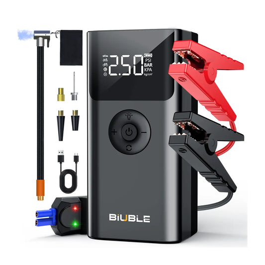 8000A Car Jump Starter & Power Bank with 150PSI Air Pump
