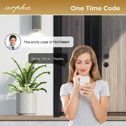 Smart WiFi Door Lock with Camera and Fingerprint Access