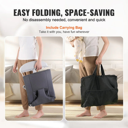 Portable Baby Chair & Bouncer – 2 Reclining Angles for Comfort