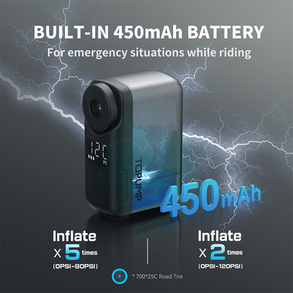 Electric Mini Pump for Bike - 120PSI Cordless Tire Inflator