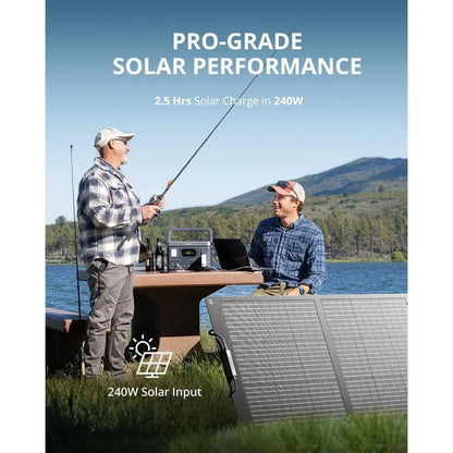 Portable Power Station 600W - Fast Charge Solar Generator