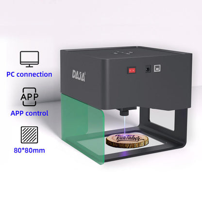 Laser Engraver Portable 80x80mm for Wood, Leather, Plastic