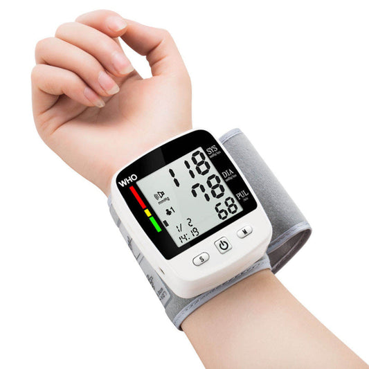 Rechargeable Wrist Blood Pressure Monitor - Fast & Accurate
