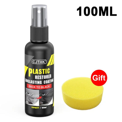 Car Plastic Restorer - Longlasting Gloss & Color Renewal