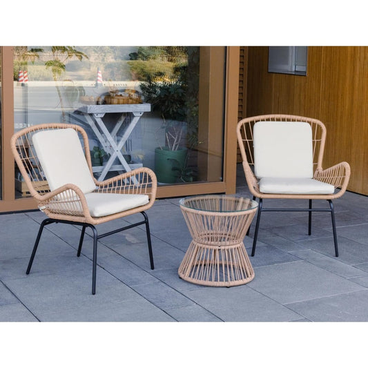 Outdoor Wicker Furniture: 3-Piece Rattan Patio Bistro Set
