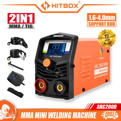 ARC200D Welding Machine: Compact IGBT Inverter 220V