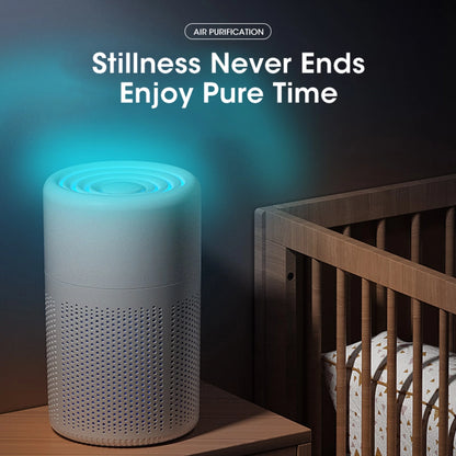 HEPA Mini Desktop Air Purifier - Portable Odor Remover