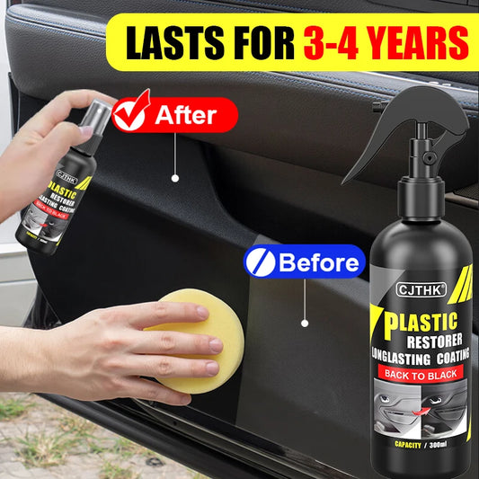 Car Plastic Restorer - Longlasting Gloss & Color Renewal
