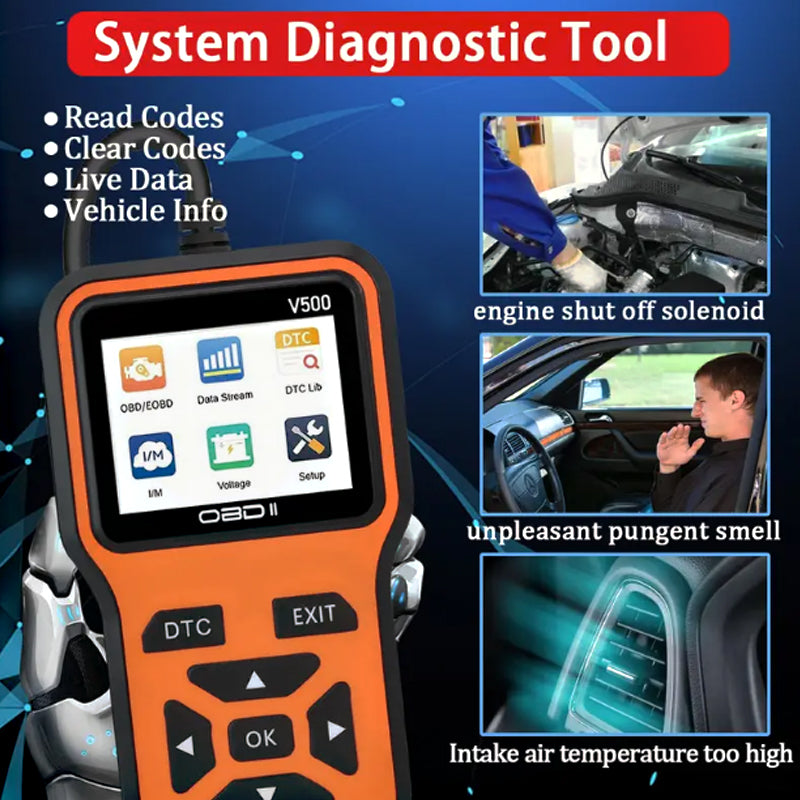 OBD2 Scanner V500 - Fast Code Reader & Voltage Check