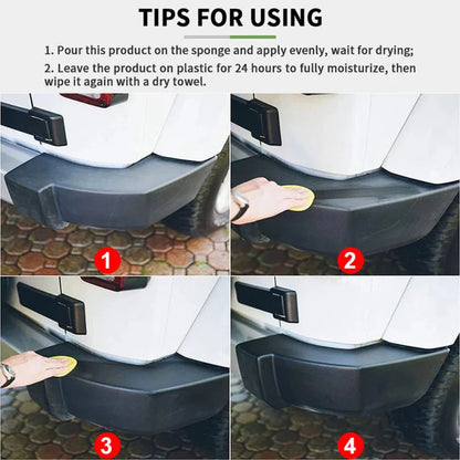 Car Plastic Restorer - Longlasting Gloss & Color Renewal