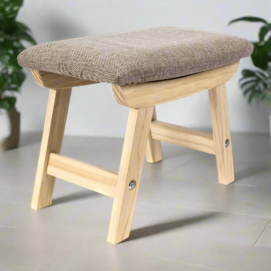 Vanity Seat - Step Foot Stool - Ottoman Foot Rest