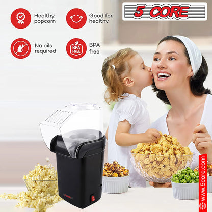 Popcorn Machine Hot Air Popper - Oil-Free, BPA-Free, 16 Cups